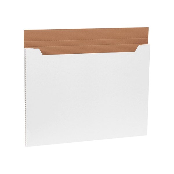 Bsc Preferred 30 x 22-1/2 x 1'' White Jumbo Fold-Over Mailers, 20PK M30221 - main